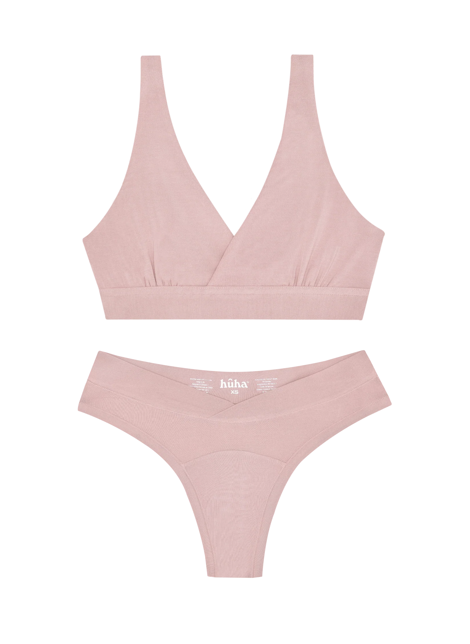 Crossover Bra & Thong Set